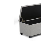 Sienna - Upholstered Storage Ottoman Bench - Furniture Home Direct