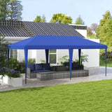 Outsunny - 10' x 19.2' Pop Up Canopy Tent, Heavy Duty Tent For Parties, Outdoor Instant Gazebo Sun Shade Shelter With Carry Bag For Catering, Events, Wedding, Backyard Bbq - Furniture Home Direct
