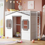Elegant House Loft Bed With Ladder - Furniture Home Direct