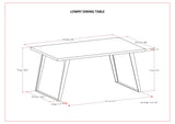 Lowry - Handcrafted Square Dining Table - Furniture Home Direct