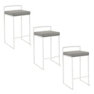 Fuji - Simple Elegance, Contemporary Stackable Counter Stool - Furniture Home Direct