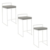 Fuji - Simple Elegance, Contemporary Stackable Counter Stool - Furniture Home Direct