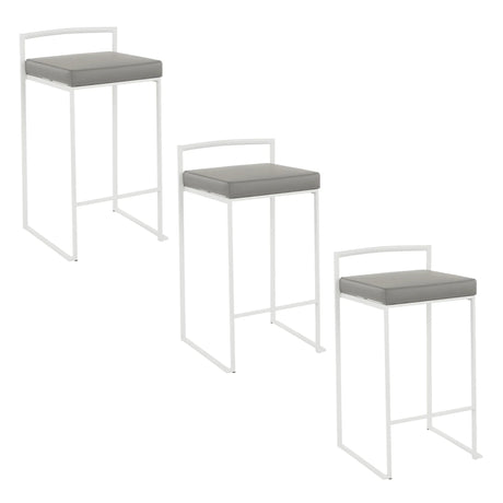 Fuji - Simple Elegance, Contemporary Stackable Counter Stool - Furniture Home Direct