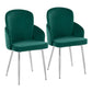 Dahlia - Contemporary, Dining Chair (Set of 2) - Furniture Home Direct