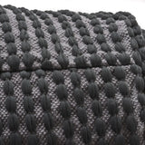River - Handcrafted Cylindrical Pouf Water Resistant Fabric - Furniture Home Direct