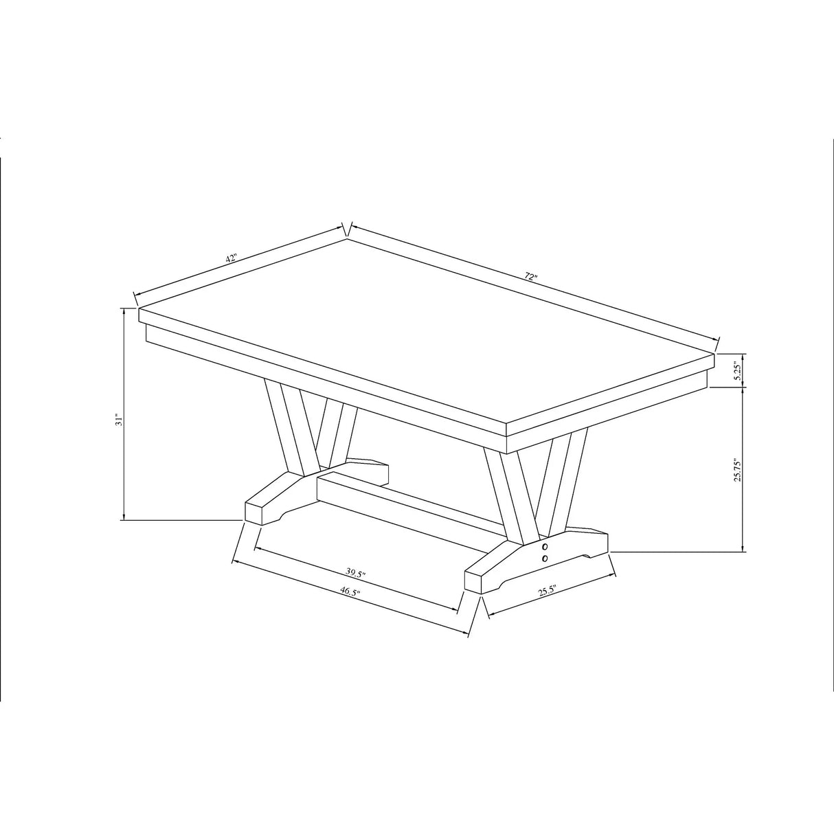 Panda Oceanic - Dining Table And Chairs Set - Black - Furniture Home Direct