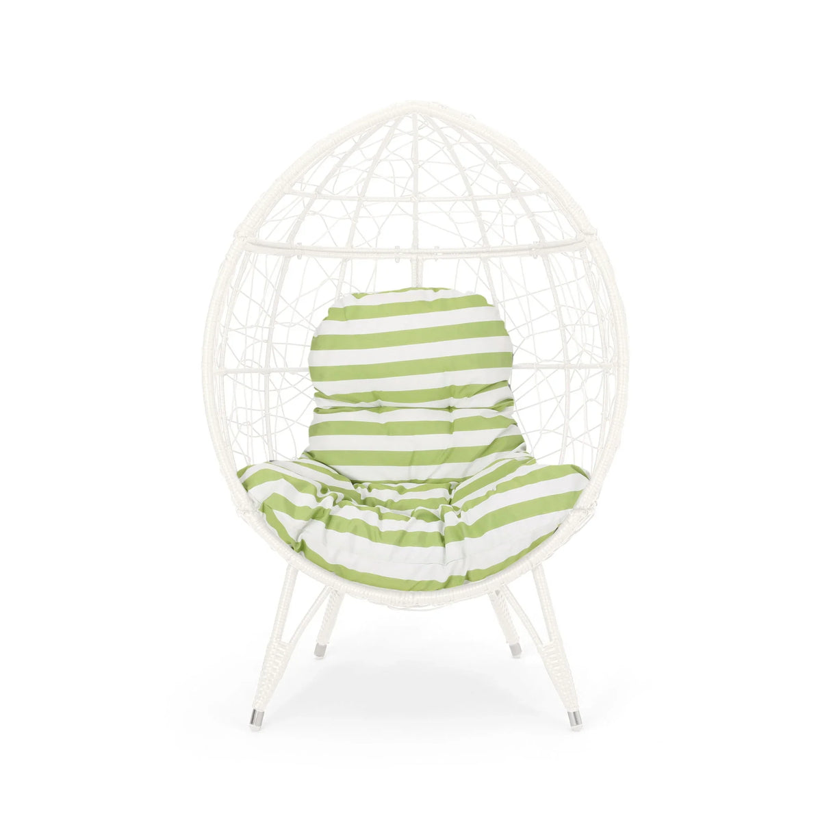 Cosmos - Round Hammered Iron Teardrop Chair