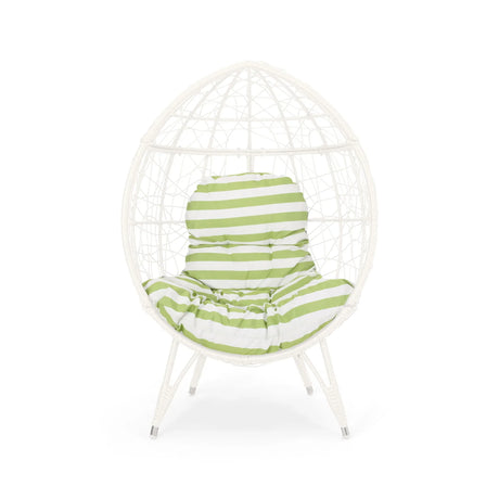Cosmos - Round Hammered Iron Teardrop Chair
