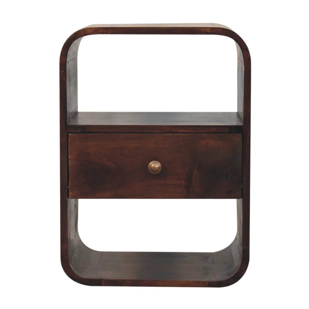 Curve Drawer Nightstand - Furniture Home Direct
