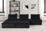 Anna - Stylish Sectional Sofa Ottoman - Furniture Home Direct