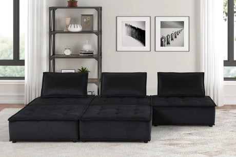 Anna - Stylish Sectional Sofa Ottoman - Furniture Home Direct
