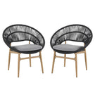 Cyril - Outdoor Papasan Style Dining Chair (Set of 2)