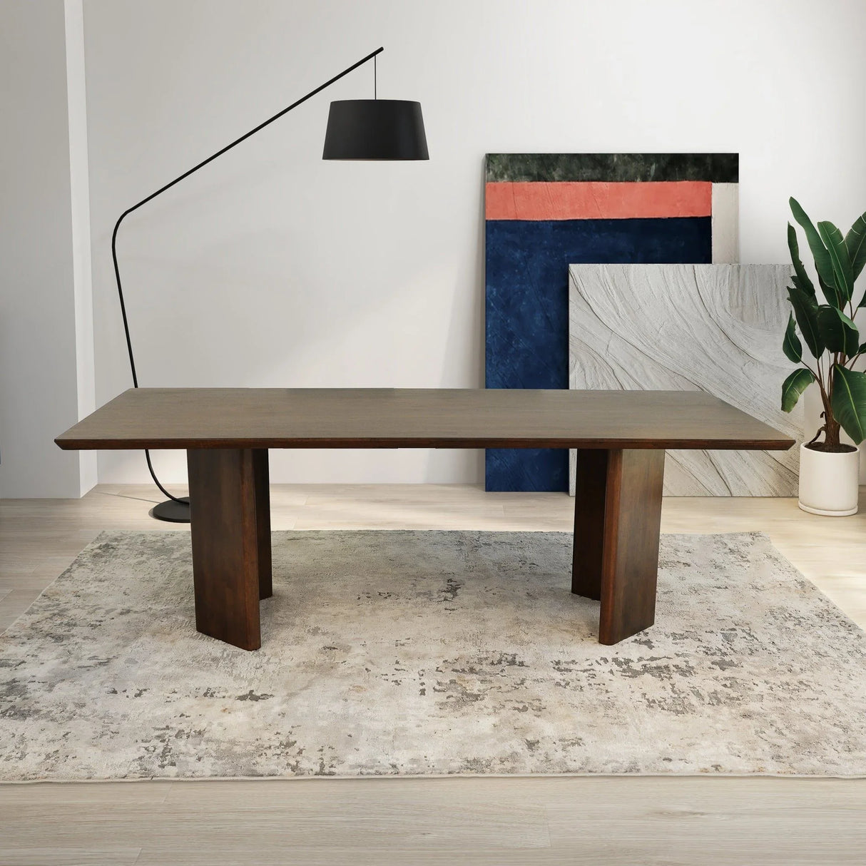 Alden - Dining Table - Walnut - Furniture Home Direct