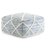 Cowan - Handcrafted Square Pouf - Furniture Home Direct