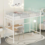 Bed With Desk And Grid - Furniture Home Direct
