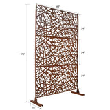 Outdoor & Indoor Freestanding Decorative Privacy Screen - Furniture Home Direct