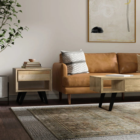 Lowry - Handcrafted End Table - Furniture Home Direct