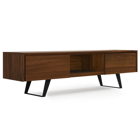 Lowry - Handcrafted TV Media Stand - Walnut - Furniture Home Direct