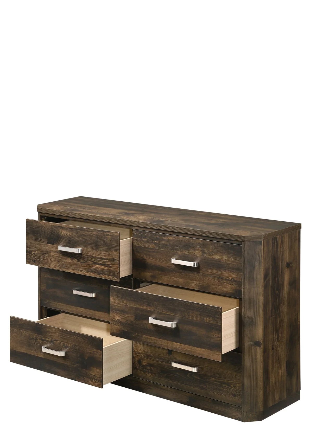 Elettra - Rustic Dresser - Walnut - Furniture Home Direct