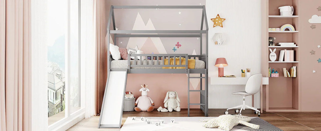 Loft Bed With Slide - Furniture Home Direct