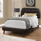 Bed Upholstered Leather Look - Furniture Home Direct