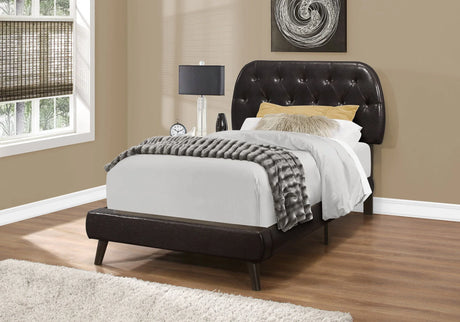 Bed Upholstered Leather Look - Furniture Home Direct