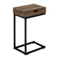 Accent Table, C - Shaped Contemporary Elegant Desig - Furniture Home Direct