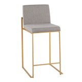 Fuji - Contemporary High Back Stylish Counter Stool - Furniture Home Direct