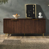 Modern Fluted Door Minimalist Storage Sideboard - Furniture Home Direct