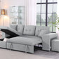 Daniel - Upholstered Reversible Sectional With Pull Out Loveseat - Furniture Home Direct