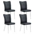 Modern Minimalist Dining Chairs With Metal Legs - Furniture Home Direct
