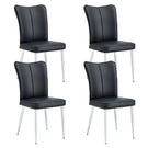 Modern Minimalist Dining Chairs With Metal Legs - Furniture Home Direct