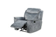 Mariana - Manual Recliner Chair - Silver Gray - Furniture Home Direct