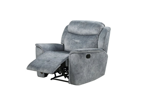 Mariana - Manual Recliner Chair - Silver Gray - Furniture Home Direct
