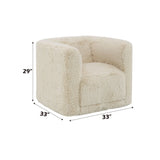 Upendo - Chair With Swivel - Sand - Furniture Home Direct