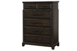 6 Drawer Dresser - Mahogany - Furniture Home Direct