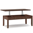 Artisan - Lift Top Coffee Table - Russet Brown - Furniture Home Direct