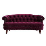 La Rosa - Victorian Chesterfield Loveseat - Furniture Home Direct