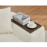 2 Piece Boucle Cloud Living Room Set, Beige - Furniture Home Direct