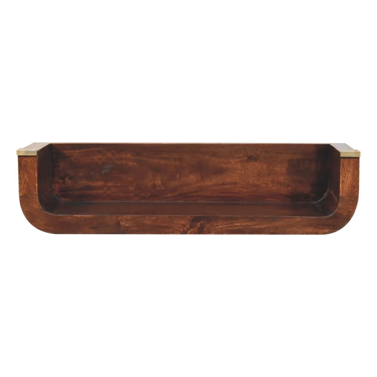 Indira Floating Console Table - Walnut - Furniture Home Direct