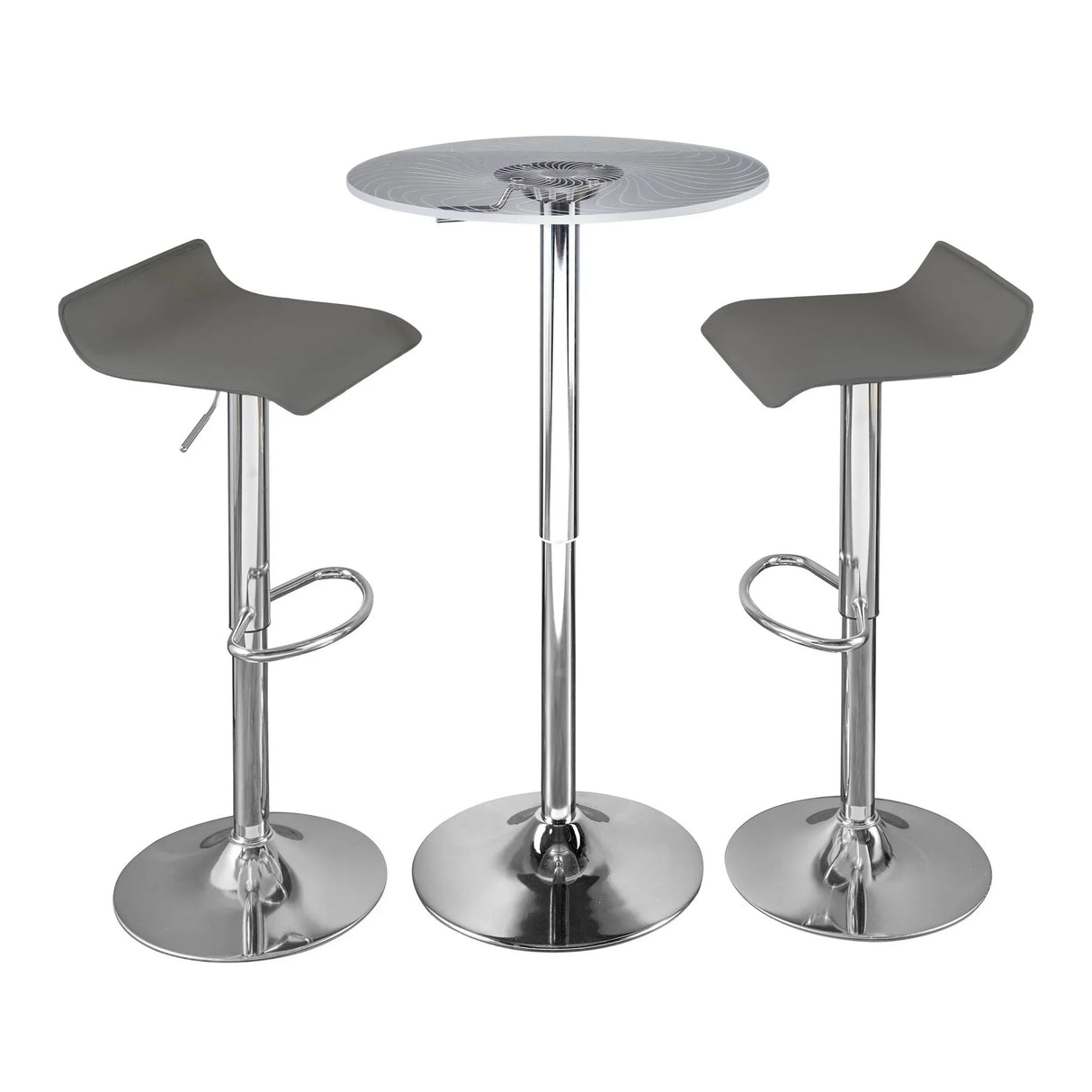 Spyra Ale - 3 Piece Contemporary Adjustable Bar With Up Set - Furniture Home Direct