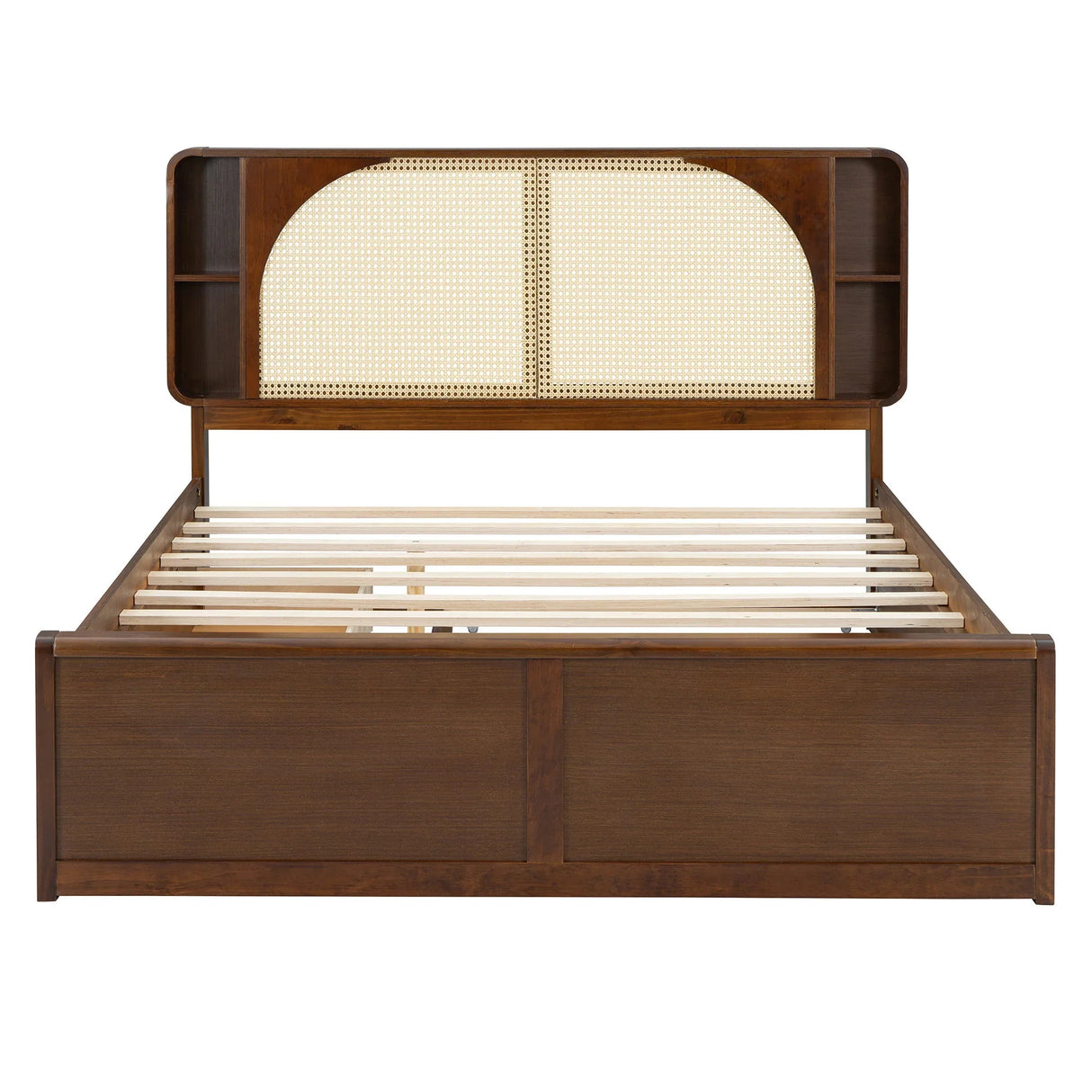 Headboard Bed With 2 Drawers And Trundle - Furniture Home Direct