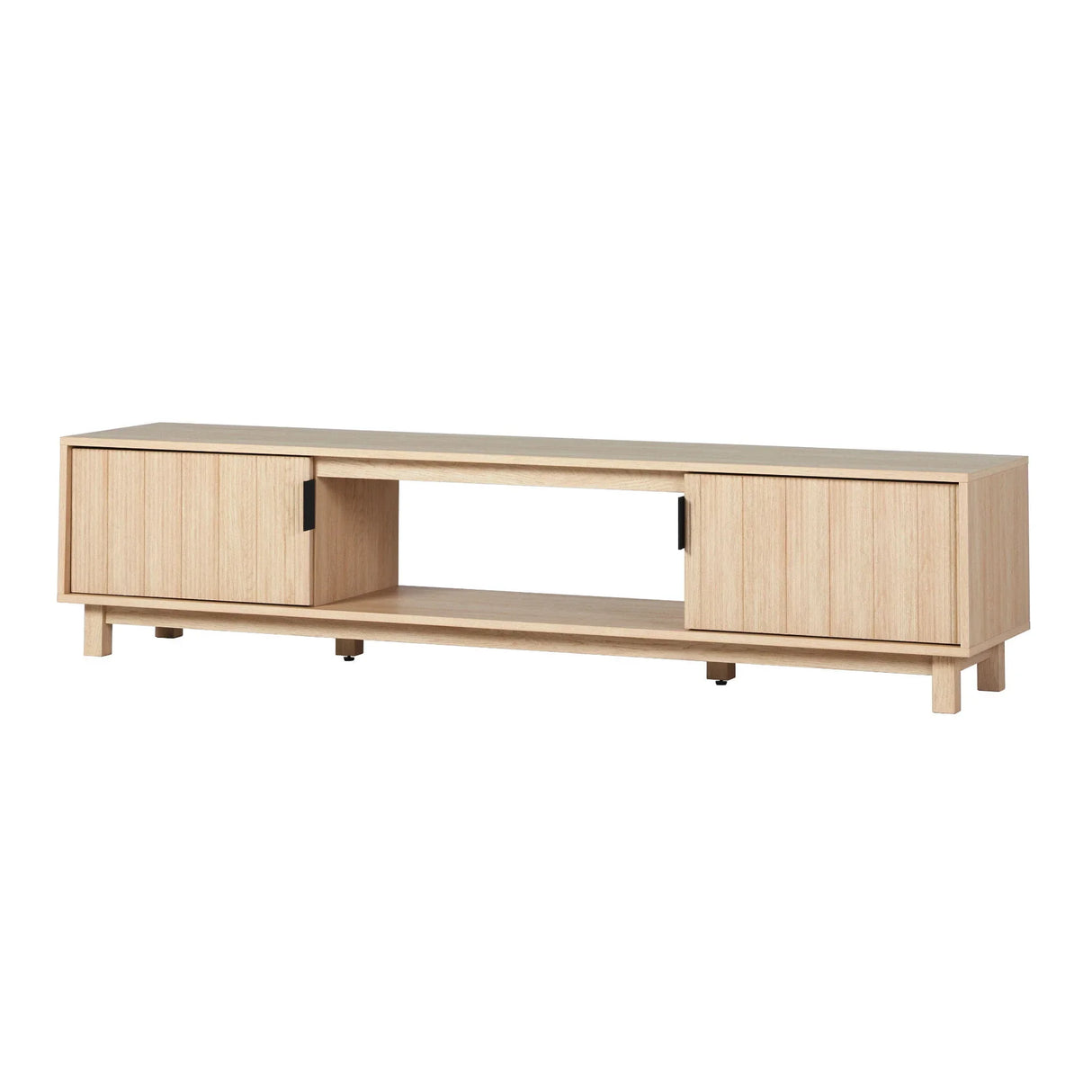 Modern Fluted Door Minimalist TV Stand - Furniture Home Direct