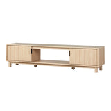 Modern Fluted Door Minimalist TV Stand - Furniture Home Direct