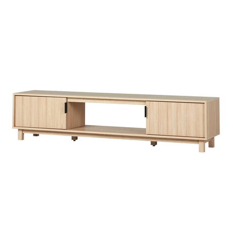 Modern Fluted Door Minimalist TV Stand - Furniture Home Direct