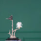 Aluminum Candle Holder With Marble Stand - Furniture Home Direct