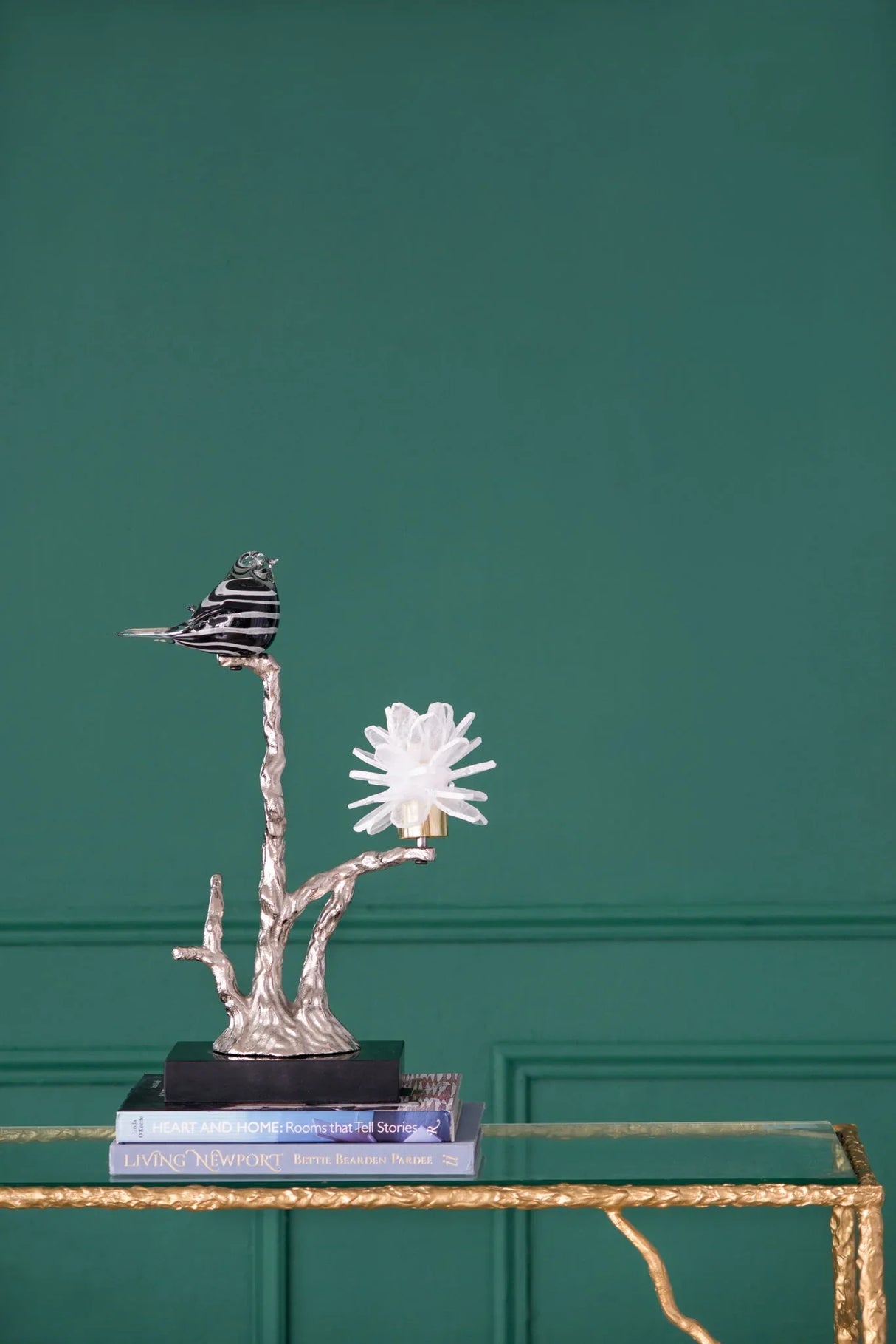 Aluminum Candle Holder With Marble Stand - Furniture Home Direct