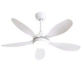 42" Ceiling Fan With Light And Remote Cotnrol 6 Speeds DC Reversible Motor - White - Furniture Home Direct
