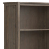 Lev - Bookcase - Smoky Brown - Furniture Home Direct