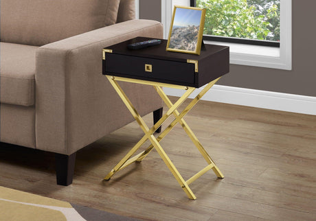 Accent Side Table, Storage Drawer, Stylish Design Contemporary & Modern - Furniture Home Direct
